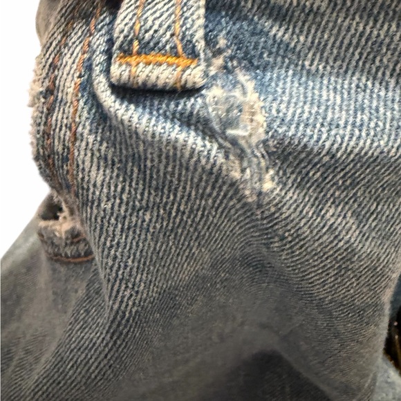 ABERCROMBIE & FITCH The Ankle Straight Ultra High Rise Jeans Distressed Size 8 - Picture 10 of 11